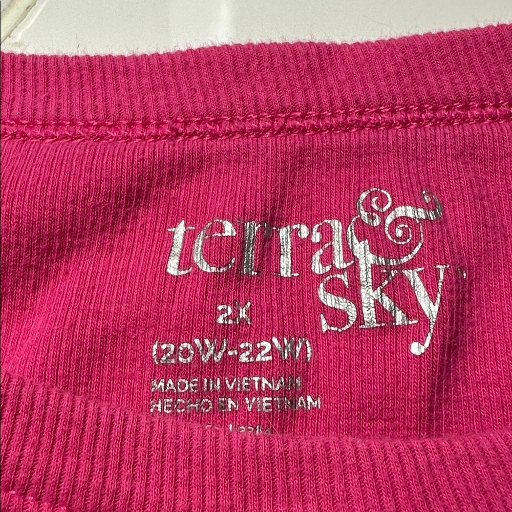 Terra & Sky 2X Pink Tank Top - Picture 2 of 2